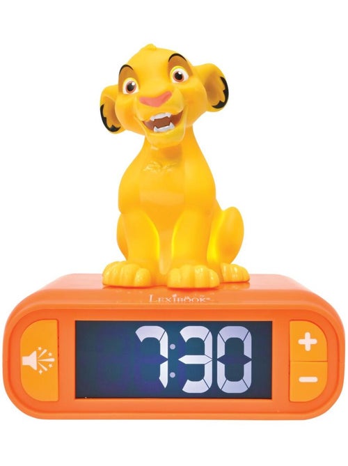 Réveil avec veilleuse Simba 3D - Kiabi