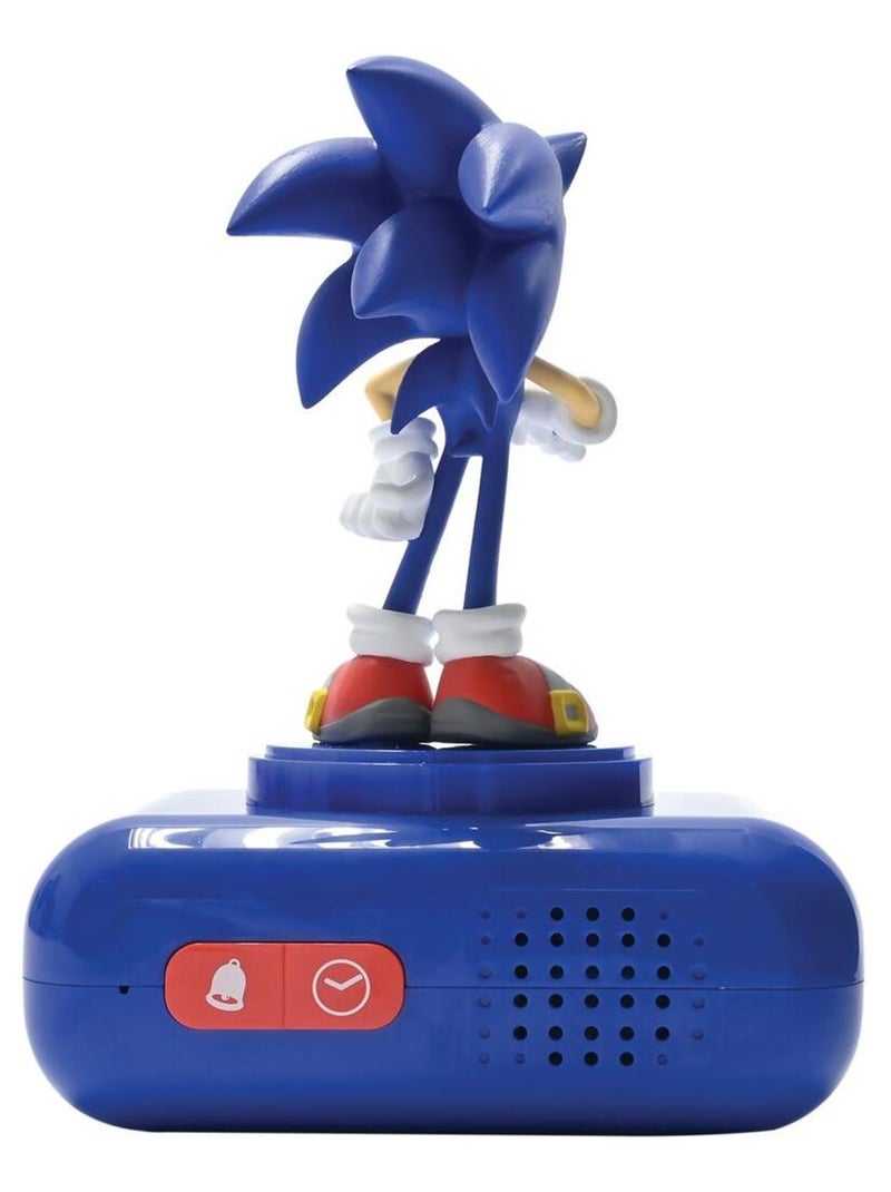 Réveil avec veilleuse Sonic 3D Bleu - Kiabi