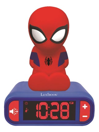 Réveil avec Veilleuse SpiderMan 3D