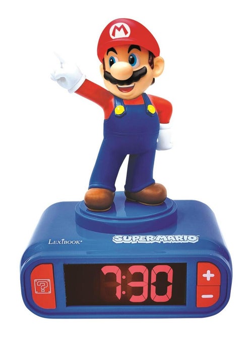 Réveil avec veilleuse Super Mario 3D - Kiabi