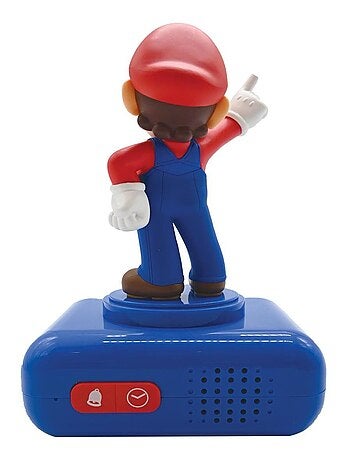 Réveil avec veilleuse Super Mario en 3D