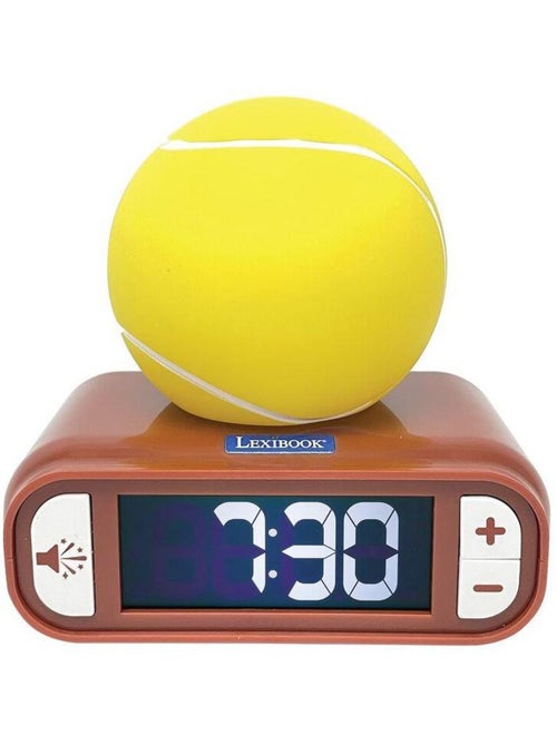 Réveil avec veilleuse Tennis en 3D - Kiabi