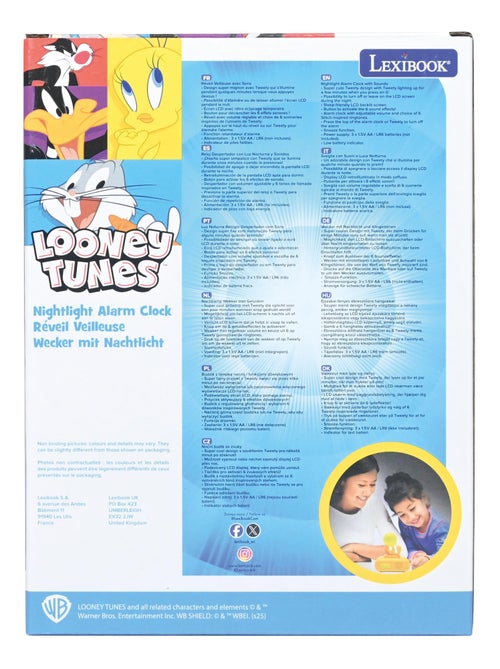 Réveil avec veilleuse Titi en 3D - Kiabi