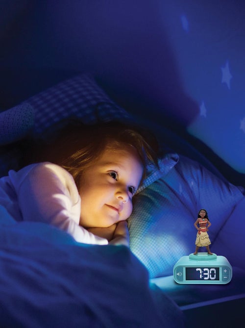 Réveil avec veilleuse Vaiana en 3D - Kiabi