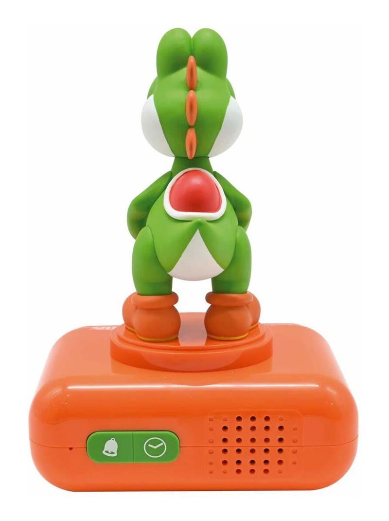 Réveil avec veilleuse Yoshi en 3D Vert - Kiabi