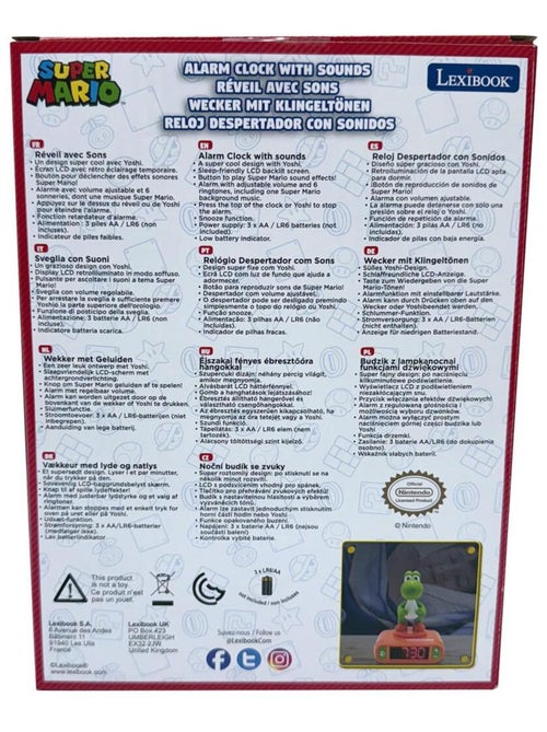 Réveil avec veilleuse Yoshi en 3D - Kiabi