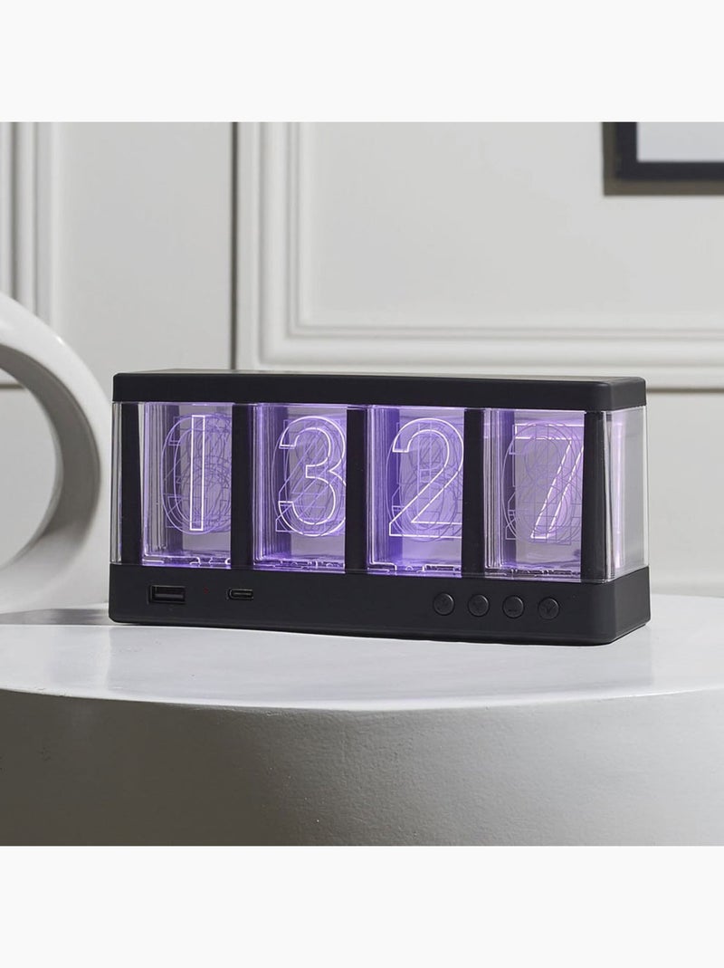 Réveil chargeur effet néon N/A - Kiabi