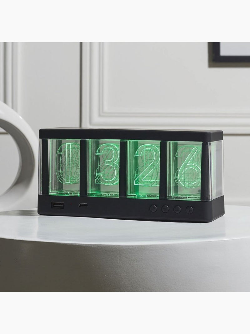 Réveil chargeur effet néon N/A - Kiabi