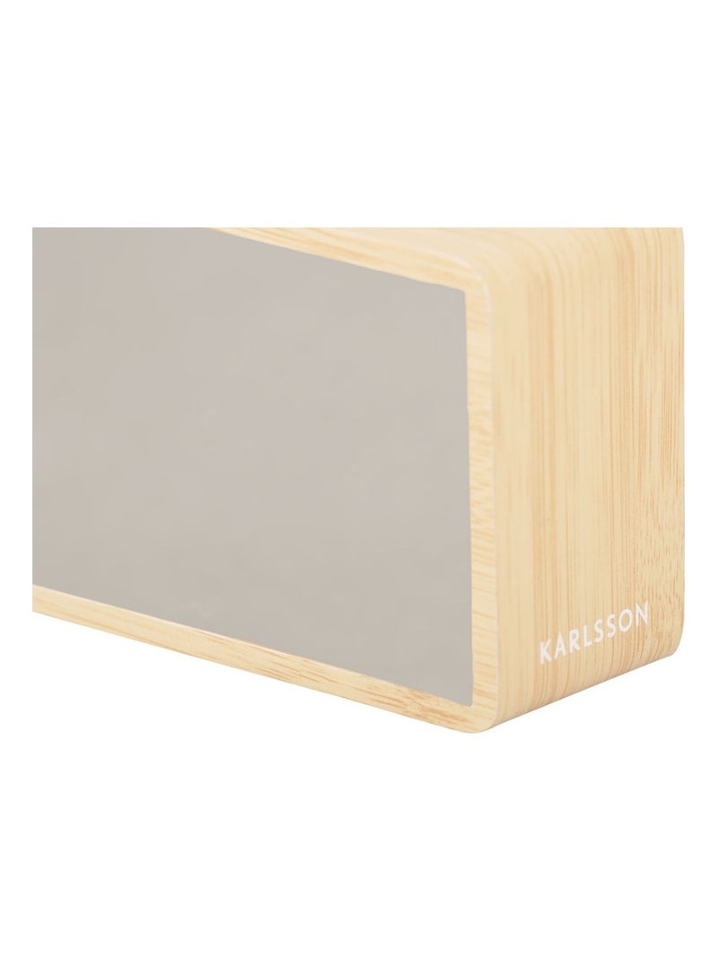 Réveil Copper Mirror LED Beige - Kiabi