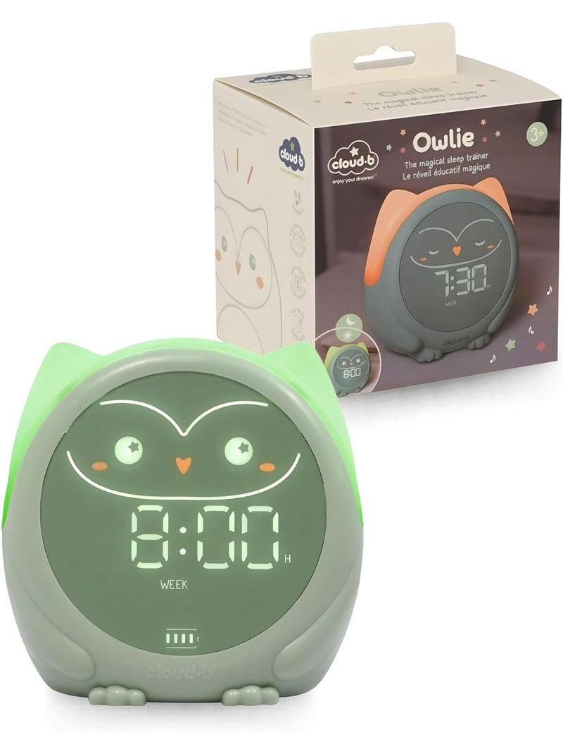 Réveil éducatif owlie Vert - Kiabi