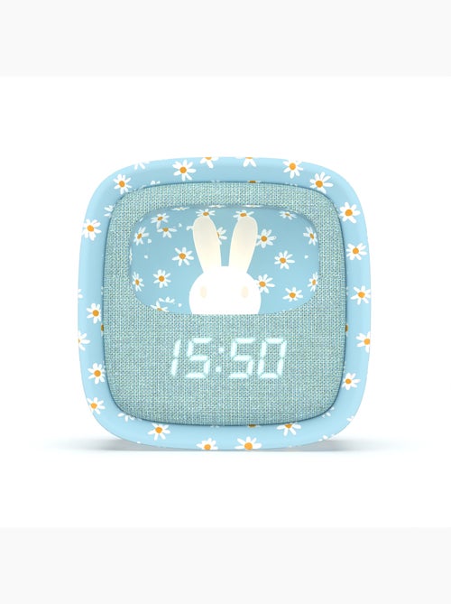Réveil enfant veilleuse MOB Billy Clock Blue Flower – Rechargeable USB-C - Kiabi