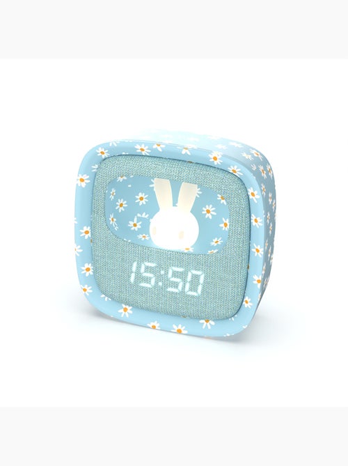 Réveil enfant veilleuse MOB Billy Clock Blue Flower – Rechargeable USB-C - Kiabi