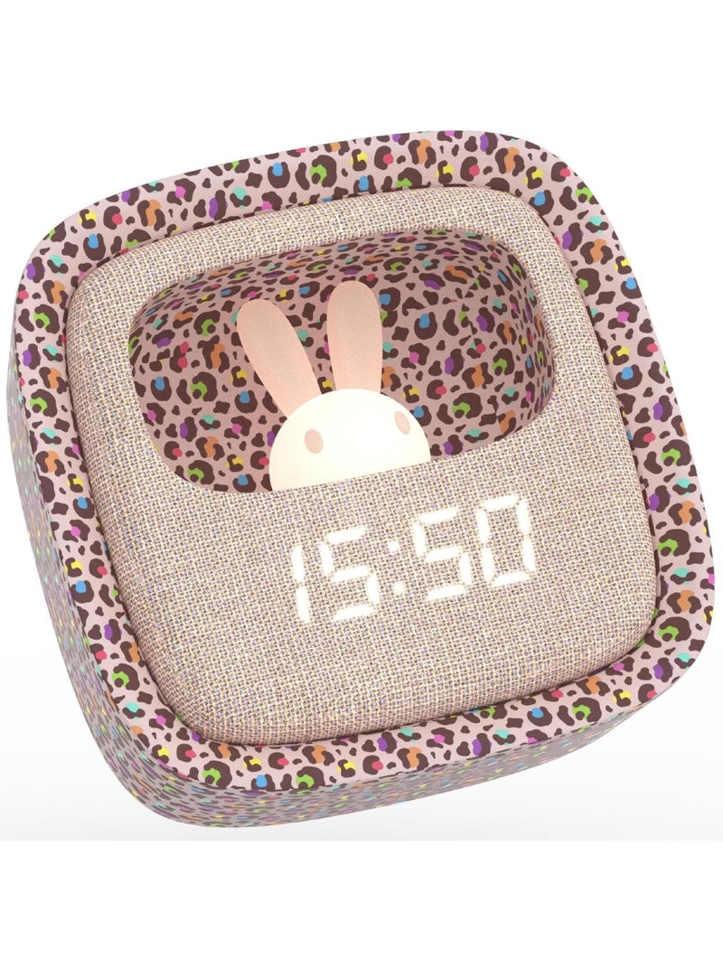 Réveil enfant veilleuse MOB Billy Clock Rainbow Leopard – USB-C Multicolore - Kiabi