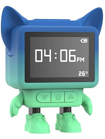 Réveil et Enceinte Bluetooth Enfant Dancing Clock, danse en musique, Écran LCD Émotionnel - MOB