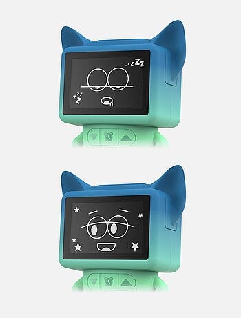 Réveil et Enceinte Bluetooth Enfant Dancing Clock, danse en musique, Écran LCD Émotionnel - MOB
