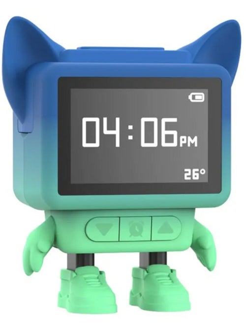 Réveil et Enceinte Bluetooth Enfant Dancing Clock, danse en musique, Écran LCD Émotionnel - MOB - Kiabi Réveil et Enceinte Bluetooth Enfant Dancing Clock, danse en musique, Écran LCD Émotionnel - MOB - Kiabi