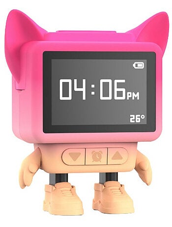 Réveil et Enceinte Bluetooth Enfant Dancing Clock, danse en musique, Écran LCD Émotionnel - MOB