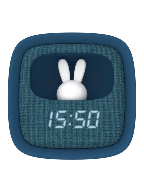 Réveil et Veilleuse pour Enfant Billy Clock - Motif Lapin - Face Avant Tissu - Cadre Plastique - MOB - Kiabi