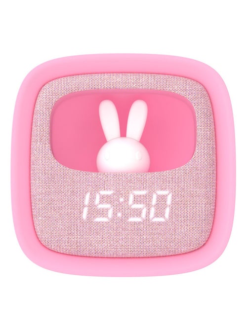 Réveil et Veilleuse pour Enfant Billy Clock - Motif Lapin - Face Avant Tissu - Cadre Plastique - MOB - Kiabi Réveil et Veilleuse pour Enfant Billy Clock - Motif Lapin - Face Avant Tissu - Cadre Plastique - MOB - Kiabi