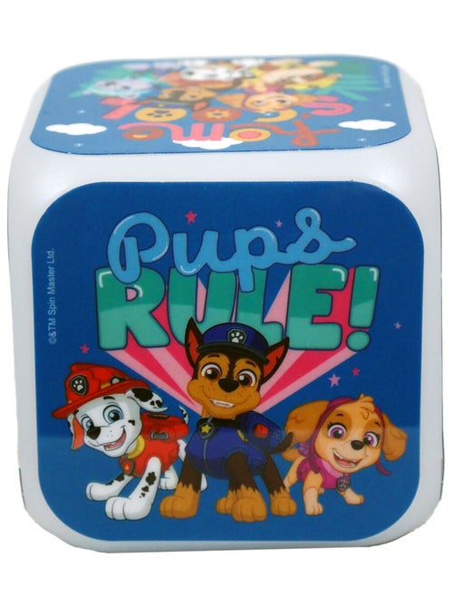 Réveil numérique carré Pat'patrouille - Bleu - 8x8x8cm - Kiabi