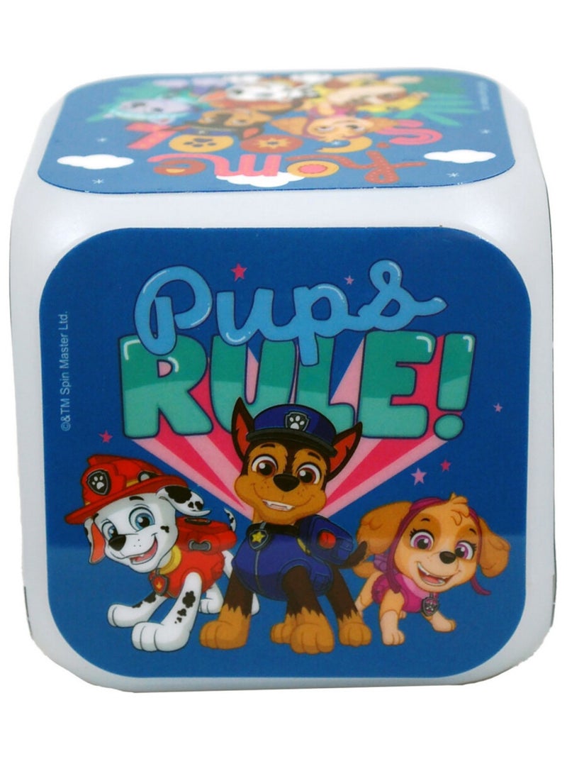 Réveil numérique carré Pat'patrouille - Bleu - 8x8x8cm Bleu - Kiabi