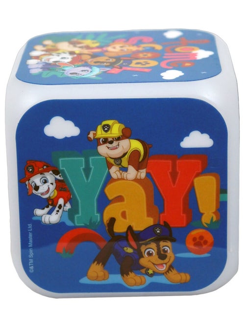 Réveil numérique carré Pat'patrouille - Bleu - 8x8x8cm - Kiabi