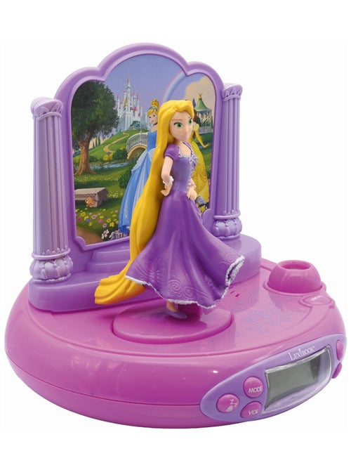 Réveil Projecteur Disney Princesse Raiponce en 3D - Kiabi