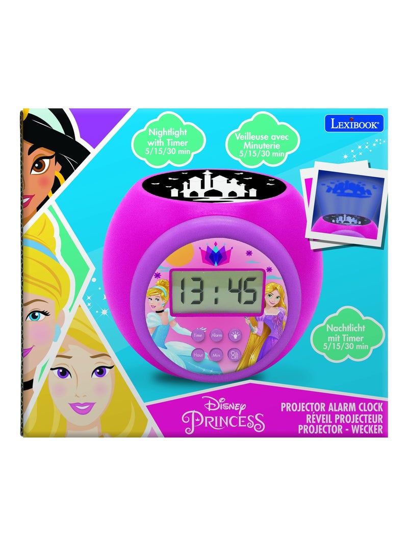 Réveil projecteur Disney Princesse Rose - Kiabi