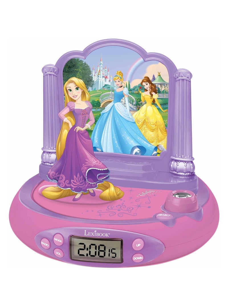 Réveil Projecteur Disney Princesses Raiponce En 3d Et Sons Magiques N/A - Kiabi