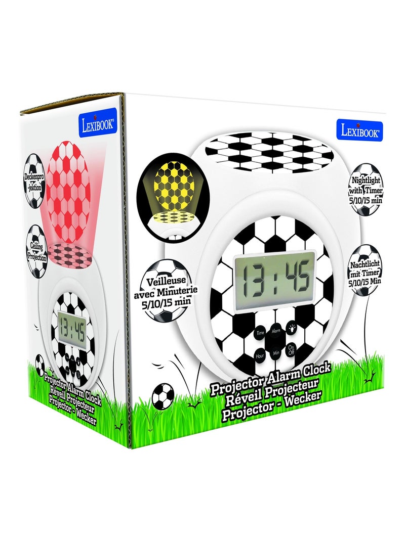 Réveil projecteur édition Football Blanc - Kiabi