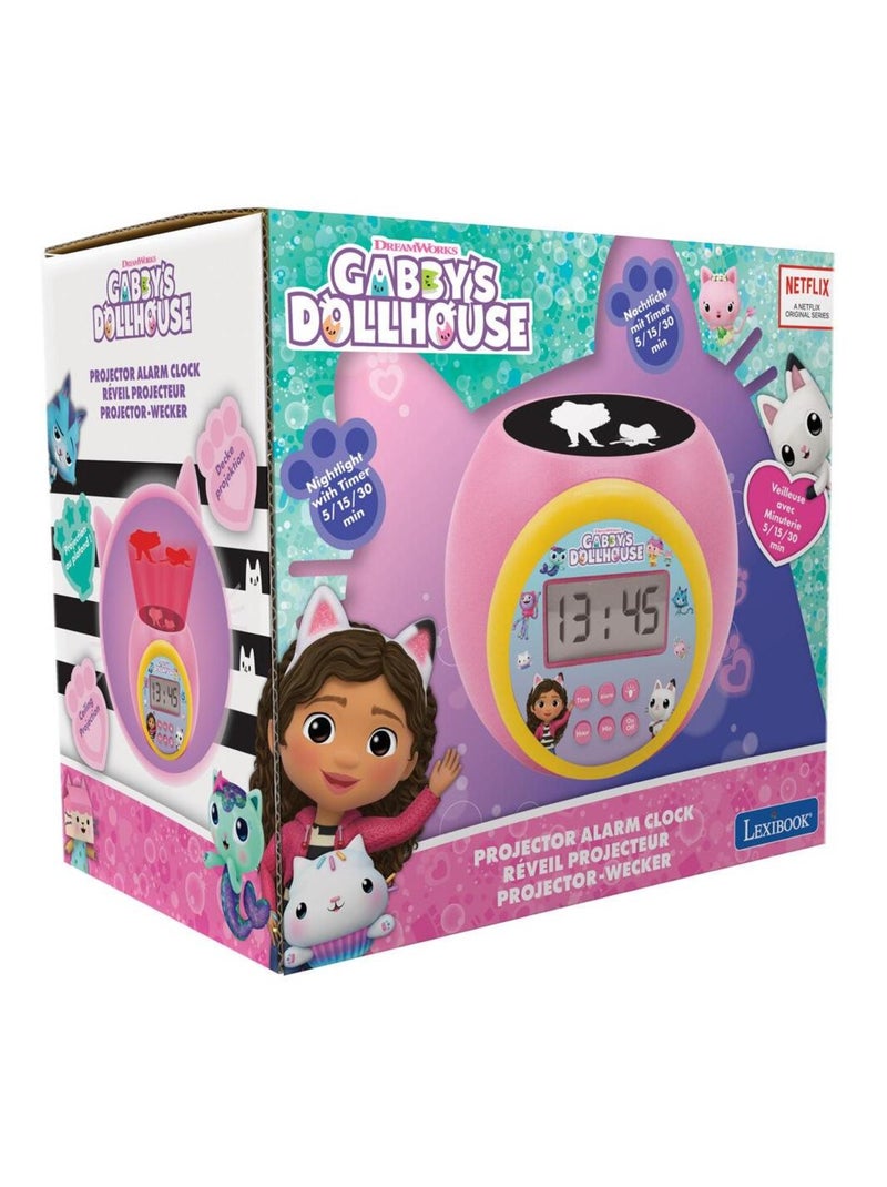 Réveil Projecteur Gabby et la Maison Magique Rose - Kiabi