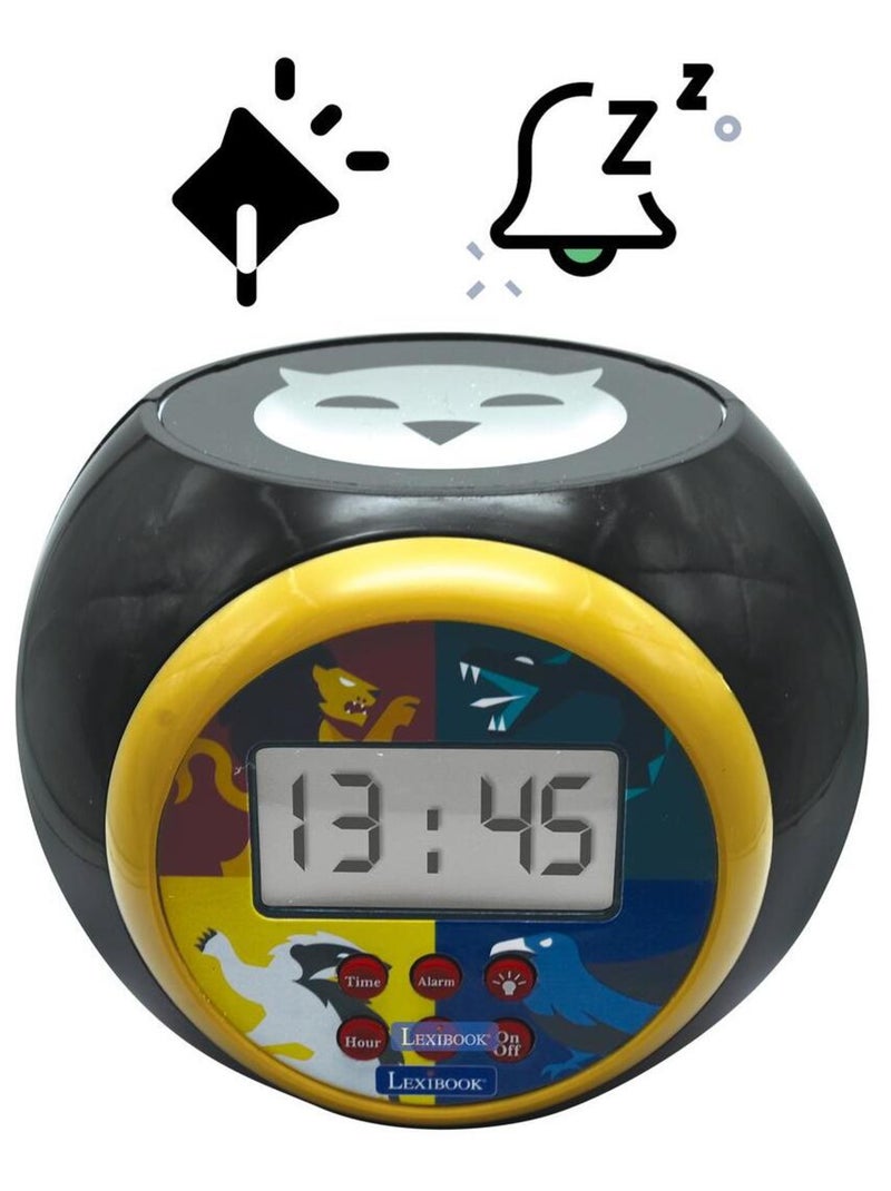 Réveil projecteur Harry Potter Noir - Kiabi