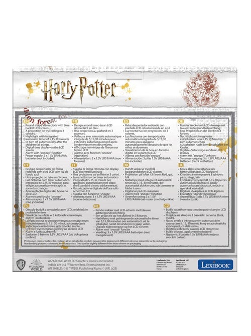 Réveil projecteur Harry Potter - Kiabi