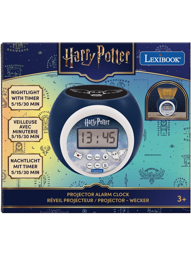 Réveil Projecteur Hedwige Harry Potter Bleu - Kiabi