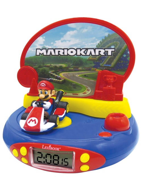 Réveil Projecteur Nintendo Mario Kart en 3D - Kiabi