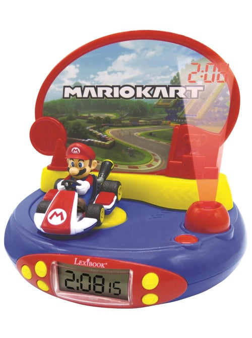 Réveil Projecteur Nintendo Mario Kart en 3D - Kiabi
