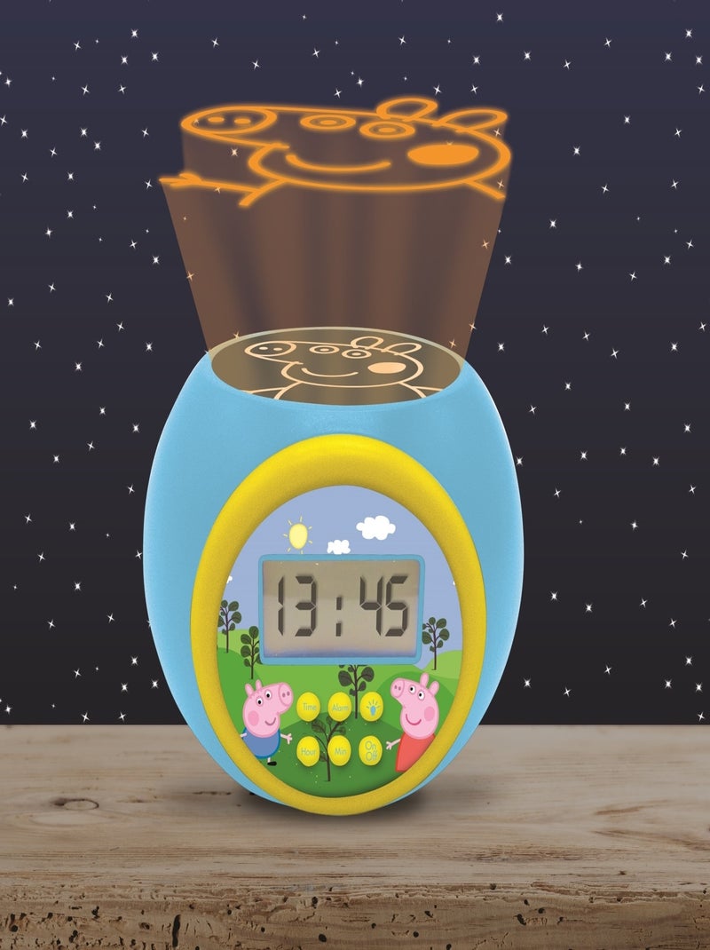 Réveil projecteur Peppa Pig Bleu - Kiabi