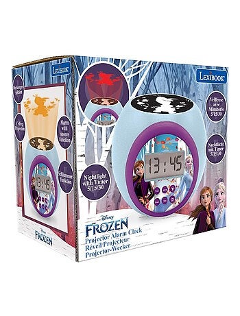Réveil projecteur Reine des Neiges