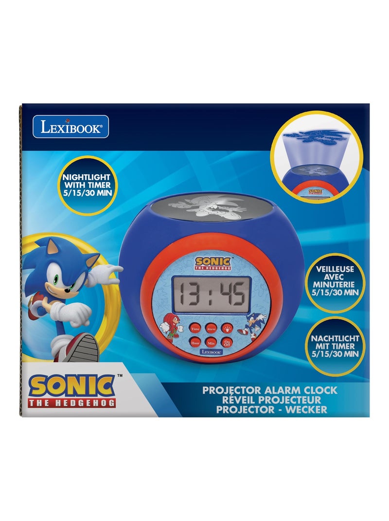 Réveil Projecteur Sonic Bleu - Kiabi