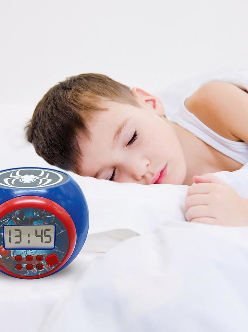 Réveil Projecteur SpiderMan Bleu - Kiabi