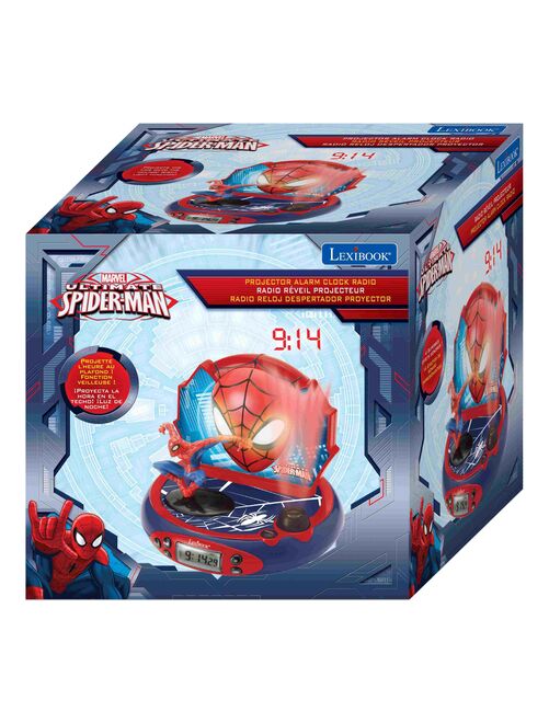 Réveil Projecteur Spiderman En 3d Avec Des Sons De Super-héros - Kiabi