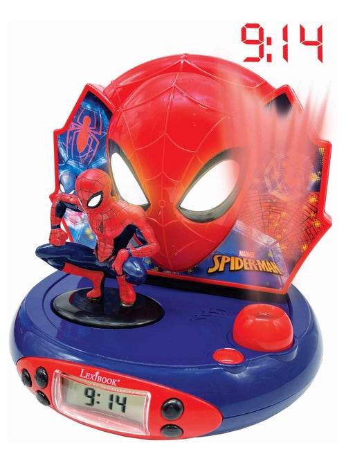 Réveil Projecteur SpiderMan en 3D - Kiabi