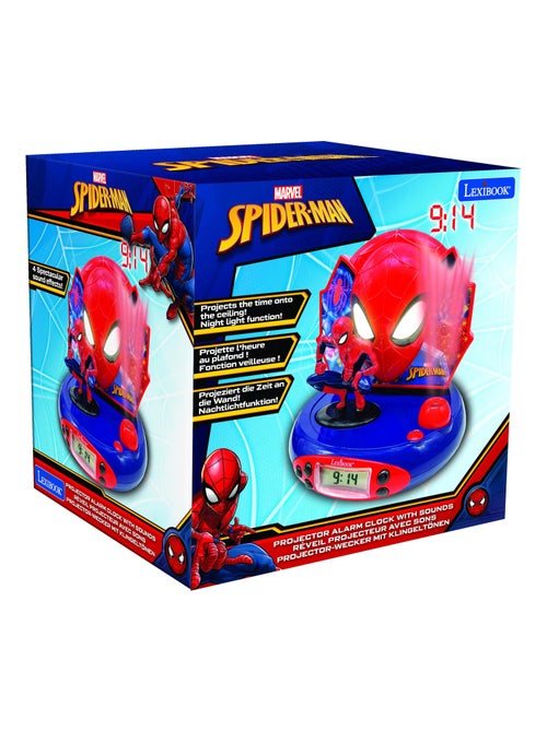 Réveil Projecteur SpiderMan en 3D - Kiabi