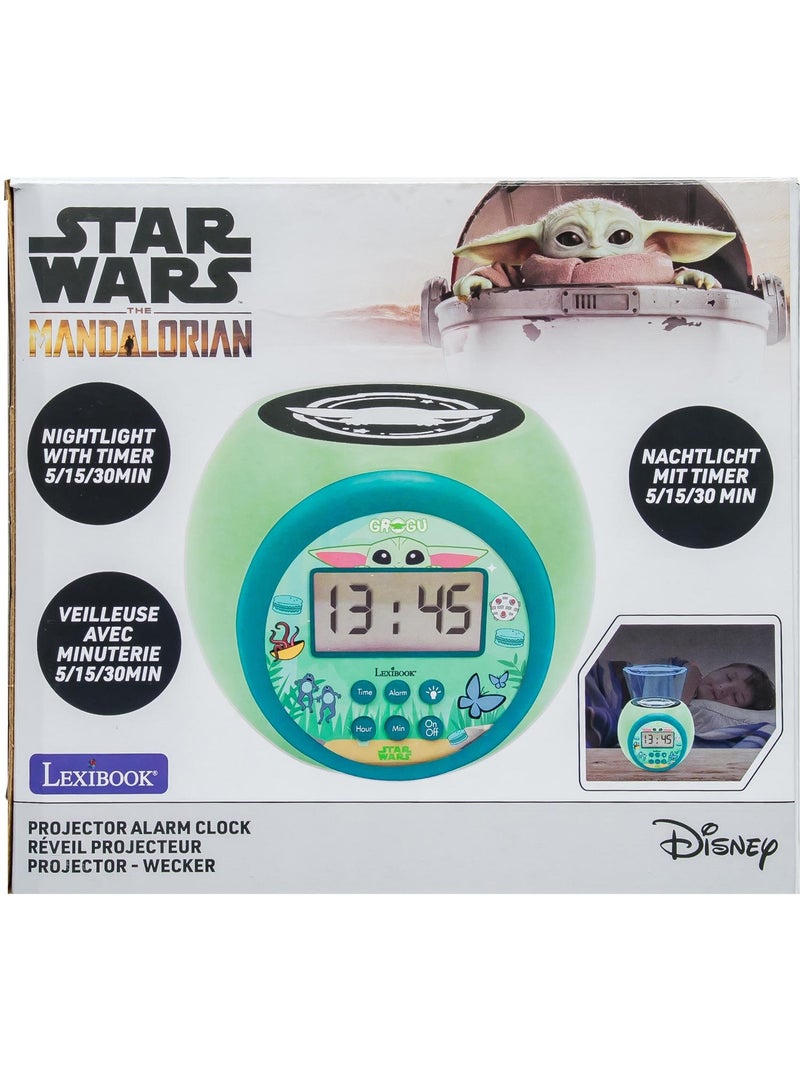 Réveil Projecteur Stars Wars Vert - Kiabi