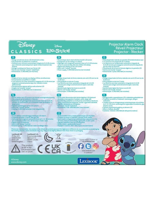 Réveil Projecteur Stitch - Kiabi