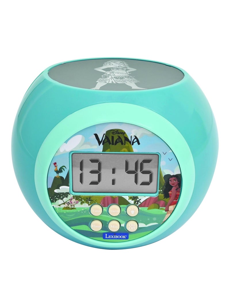 Réveil Projecteur Vaiana Bleu - Kiabi