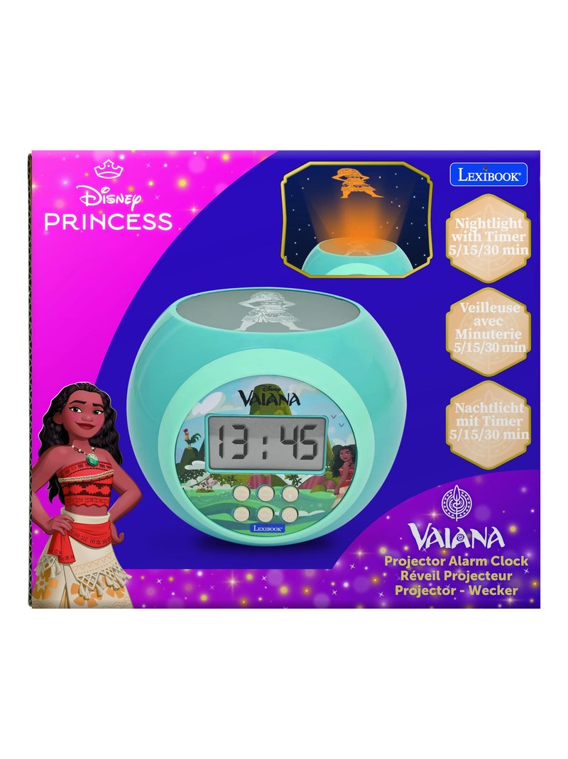 Réveil Projecteur Vaiana Bleu - Kiabi