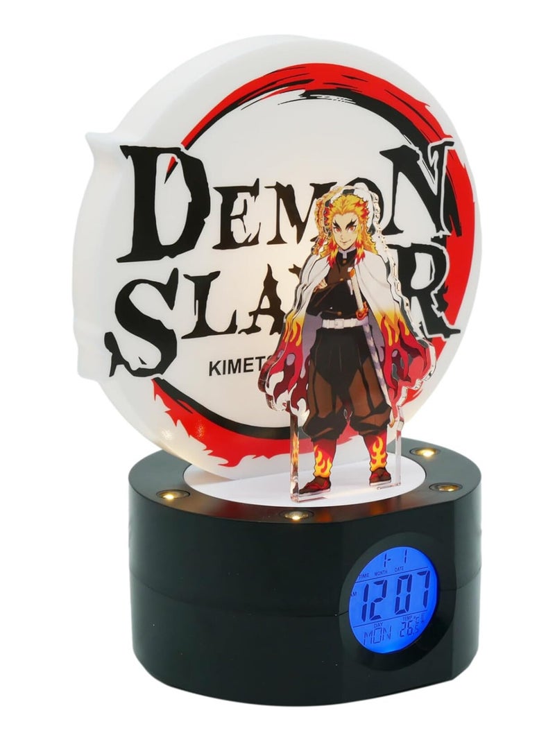 Réveil Rengoku Demon Slayer - Teknofun Multicolore - Kiabi