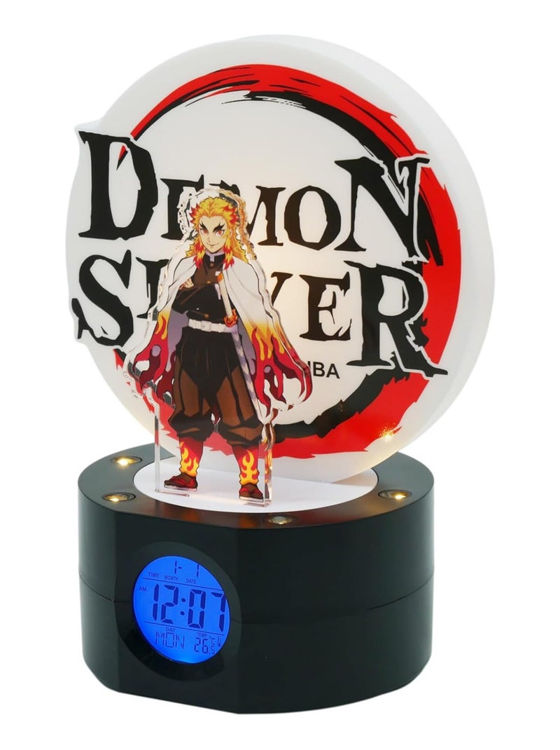 Réveil Rengoku Demon Slayer - Teknofun Multicolore - Kiabi
