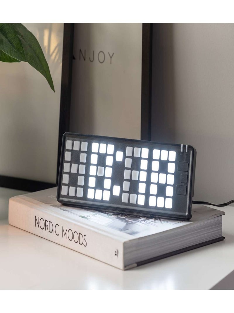 Réveil rétro Keyboard Noir - Kiabi